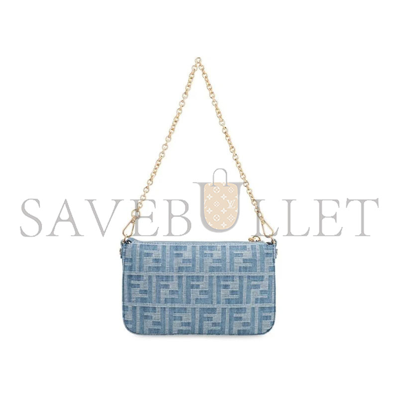 F**di baguette clutch 8bs073as3ff1plm (20*12*3cm)